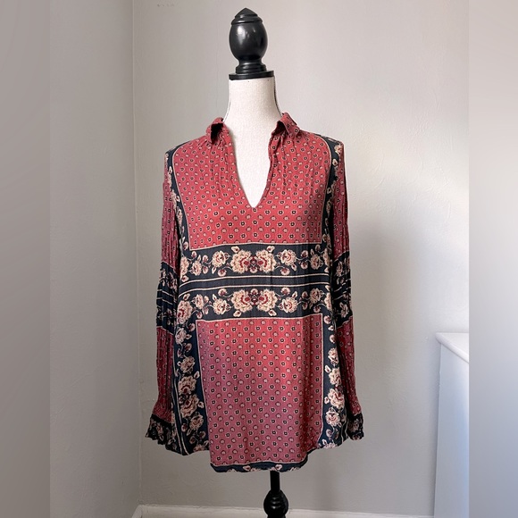 Free People Changing Times Boho Top size xsmall - Picture 2 of 14